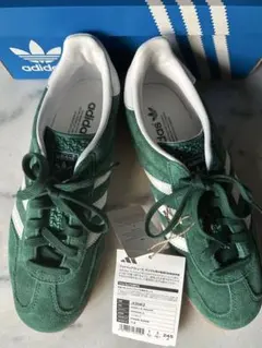 ◉新品タグ付き◉adidas ガゼルINDOOR 24.5センチ　グリーン