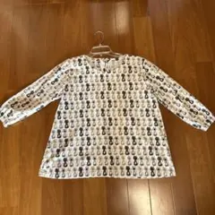 ハンドメイド　ブラウス　猫柄のサムネイル