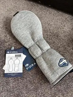 FIDRA フェアウェイウッド用ヘッドカバー グレー白