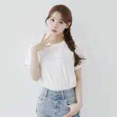 DarichエンブロイダリービジューTシャツ WHTのサムネイル