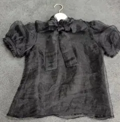 リボン付きシースルーブラウス　エミリアウィズ