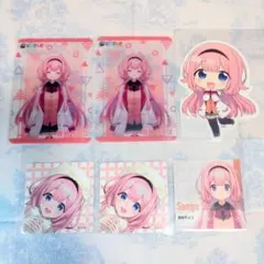 周央サンゴ コトブキヤ特典 クリアカード ステッカー 6点セット