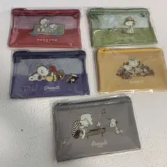 スヌーピー ファミリーマート フラットポーチ PEANUTS ファミマ