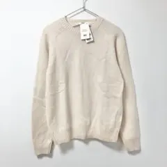 新品 UNIQLO ユニクロ プレミアムラム クルーネックセーター（長袖）M