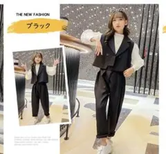 黒のスーツセット（ブレザー・パンツ）