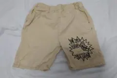サーフィンデザイン ベージュハーフパンツ 90サイズ