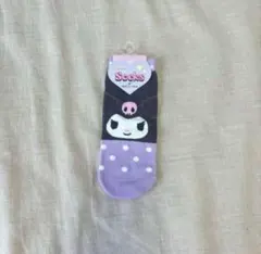 サンリオ キャラクター ソックス 紫/黒/白