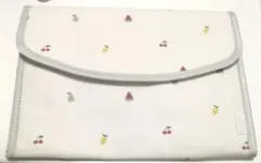 フルーツ柄　母子手帳ケース　ジェラートピケ