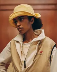 【美品】New Balance ハーフジップスウェット Made in USA