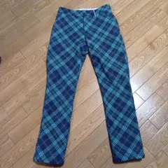 FIDRA チェック柄 レディースパンツ裏起毛