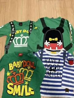ベビードール　ロンT まとめ売り　ディズニー　ミッキー　双子