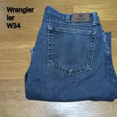 US古着 Wrangler ler ラングラー　ブルーデニム　W34