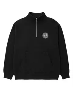 LOGO HALFZIP SWEAT BK / BLU タングラム　ハーフジップ LOGO HALFZIP SWEAT BK / BLU タングラム ハーフジップ - メルカリ
