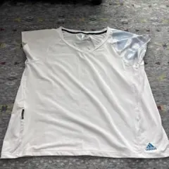 adidas ホワイト トレーニングトップス