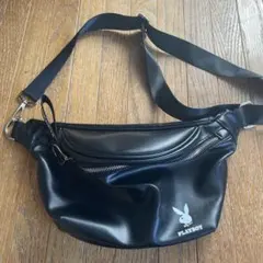 PLAYBOY ボディバッグ ウエストポーチ ブラック