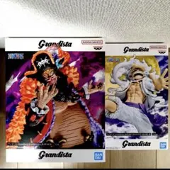 ワンピース Grandista ルフィ ティーチ フィギュア 2種セットのサムネイル