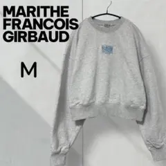 MARITHE FRANCOIS GIRBAUD フロント刺繍ロゴ スウェット