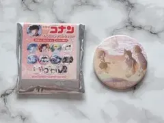 名探偵コナン　キャラバッジコレクション　EDカット　缶バッジ　毛利蘭　灰原哀