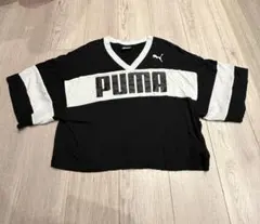 匿名発送 PUMA Urban Sports クロップドTシャツ　ブラックのサムネイル