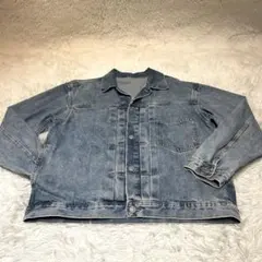 美品✨】GU Gジャン デニムジャケット 大戦モデル 1st L ライトブルー
