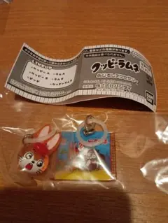 クッピーラムネめじるしアクセサリー2点セット。
