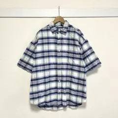 Levi’s オーバーサイズ 半袖 マドラスチェックシャツ M 羽織 ゆったりのサムネイル