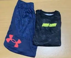 UNDER ARMOUR ロンT 長袖　バスパン　ハーフパンツ　Sサイズ