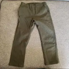 100サイズ オリーブ色 ウエストゴム 長ズボン