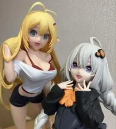 VOICEROID 紲星あかり 弦巻マキ2体セット　フィギュア ルームウェア