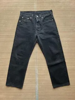 90's Levi's 501 ブラック USA製　後染め W31