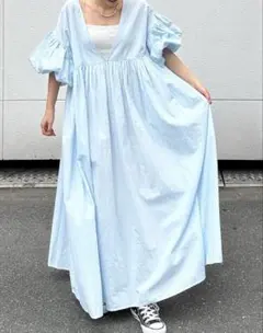 2026年最新】Cottonギャザーパフスリーブドレス シールームリンの人気