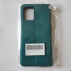 Moto G53j 専用 手帳型ケース グリーン（青緑）のサムネイル