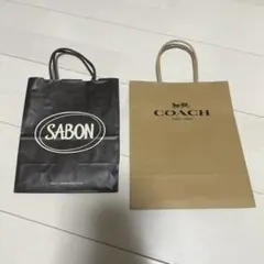 SABON COACHのショップ袋セット