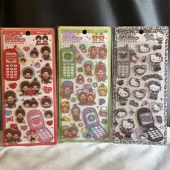 【国内正規品】平成ハッピーふぉん　モンチッチ　ギャルキティ　ハローキティ