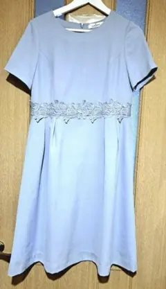 美品　ギャラリービスコンティ　M　きれいめ　ししゅう　ワンピース　2 掲載
