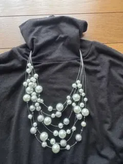多層パールネックレス