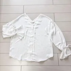 GRL キャンディスリーブ シフォン ブラウス カットソー