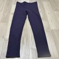 裏起毛 スキニーパンツ パープル LL