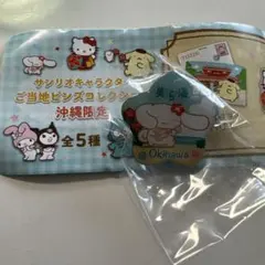 沖縄限定 サンリオ ピンバッジ 美ら海　シナモンロール