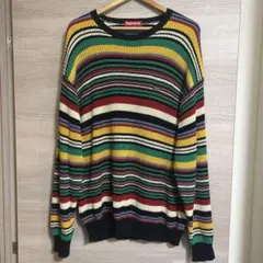 Supreme Small Box Ribbed Sweater Lサイズ
