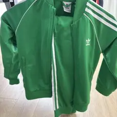 adidas グリーン トラックジャケット 130cm