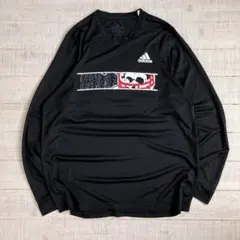 アディダス スポーツウェア　トレーニングウェア　長袖 Tシャツ XL スカルのサムネイル