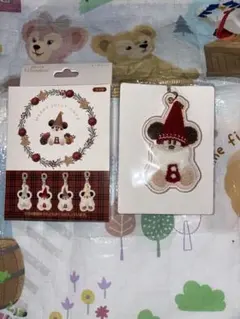 【キーチェーン】ディズニー クリスマス リルリンリン 2025 赤