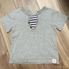 POP on POP グレー Tシャツ 110cmのサムネイル