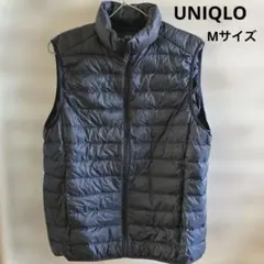 ユニクロ　ウルトラライトダウン　ダウンベスト ネイビー　M レディース