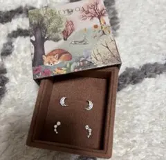 ピアス 2点セット シルバー・10K