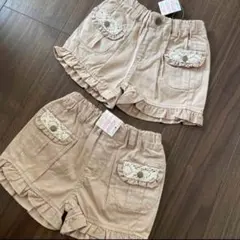 子供服✨キュロット✨マザウェイズ✨ベージュ90のサムネイル