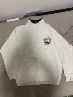 RED CAP GIRL ハーフジップ トレーナースウェット　ホワイト Mサイズ