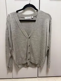 ユニクロ×ANYA メリノオーバーサイズVネックカーディガン　ブラウン