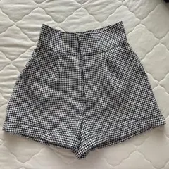 GRL 千鳥柄ハイウエストショートパンツ[tu230]